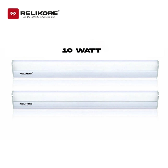 RELIKORE 10W LED Tube Light 2 Feet (Pack Of 02)