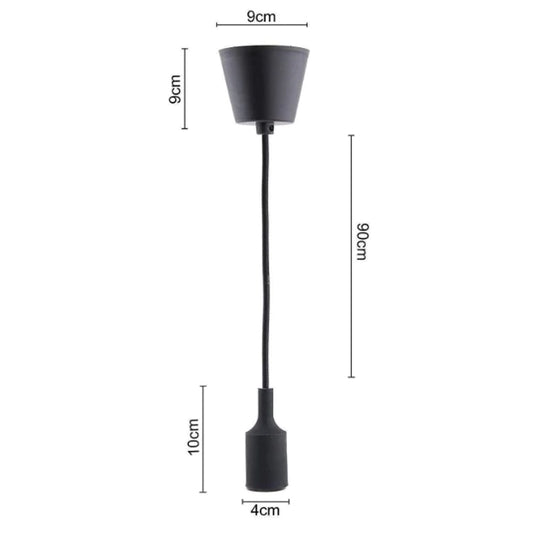 Ceiling Hanging Pendant Light with E27 Bulb Holder | With A60 Filament Bulb  |  Pack Of 02