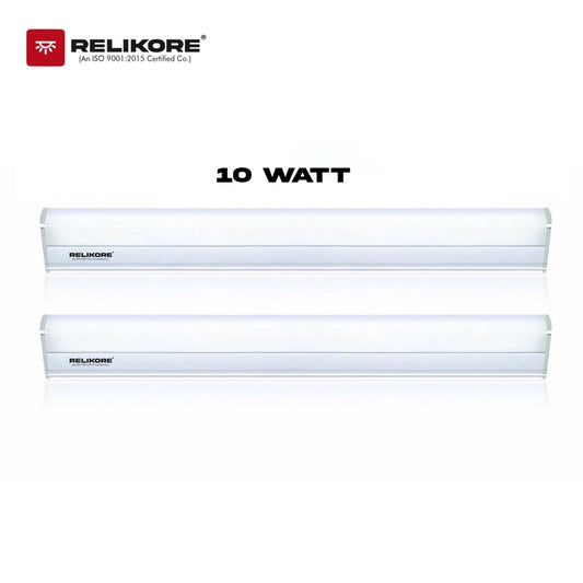 RELIKORE 10W LED Tube Light 2 Feet (Pack Of 02)